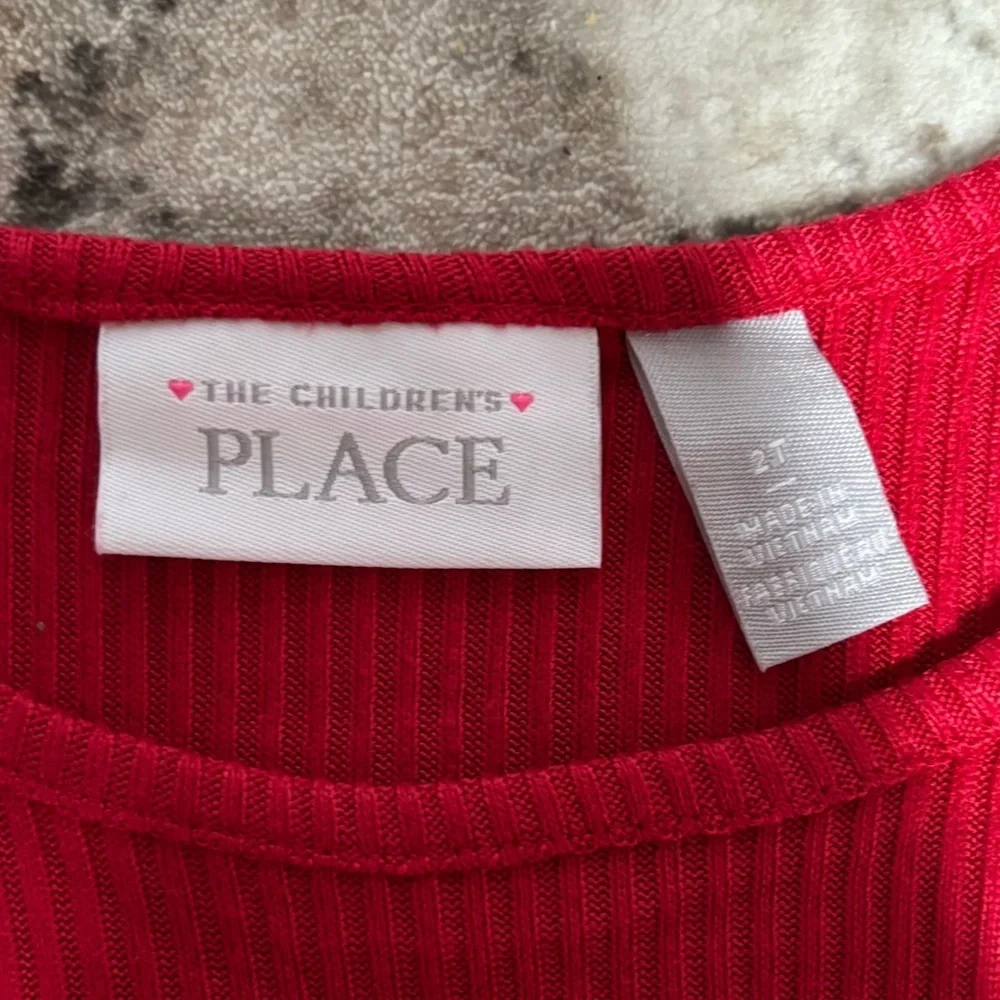 The Children’s Place Red Green Plaid Holiday Christmas Dress Size 2T